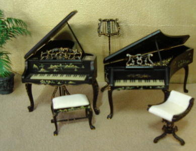 Dollhouse Music Room Furniture