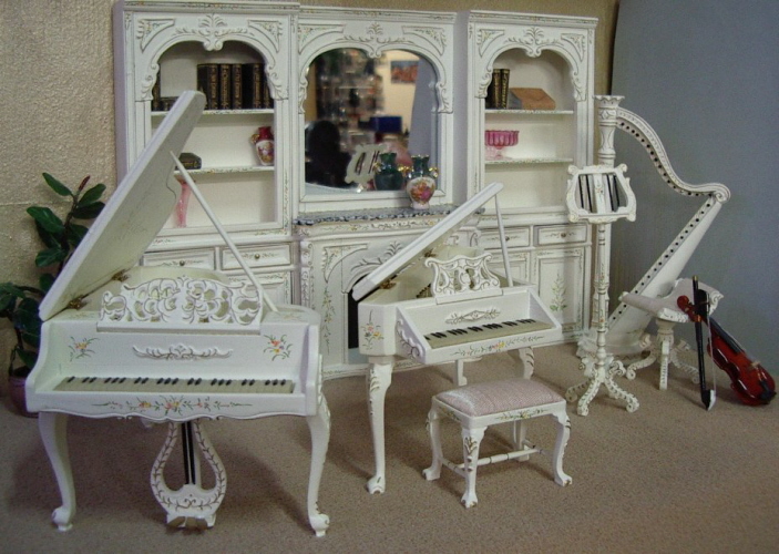 Dollhouse Music Room Furniture